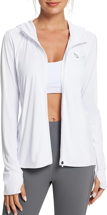 Áo chống nắng UPF 50+ cho nữ Áo khoác SPF Áo hoodie làm mát UV Tay dài Quần áo mùa hè Thích hợp cho đi bộ đường dài ngoài trời