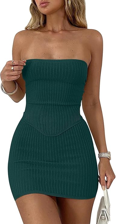 Bộ váy 2 mảnh mùa hè hở vai cho nữ kết hợp với váy mini câu lạc bộ ngoài trời gợi cảm tập yoga
